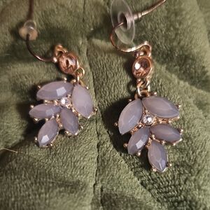 Elegant Gold and Silver Leaf Earrings